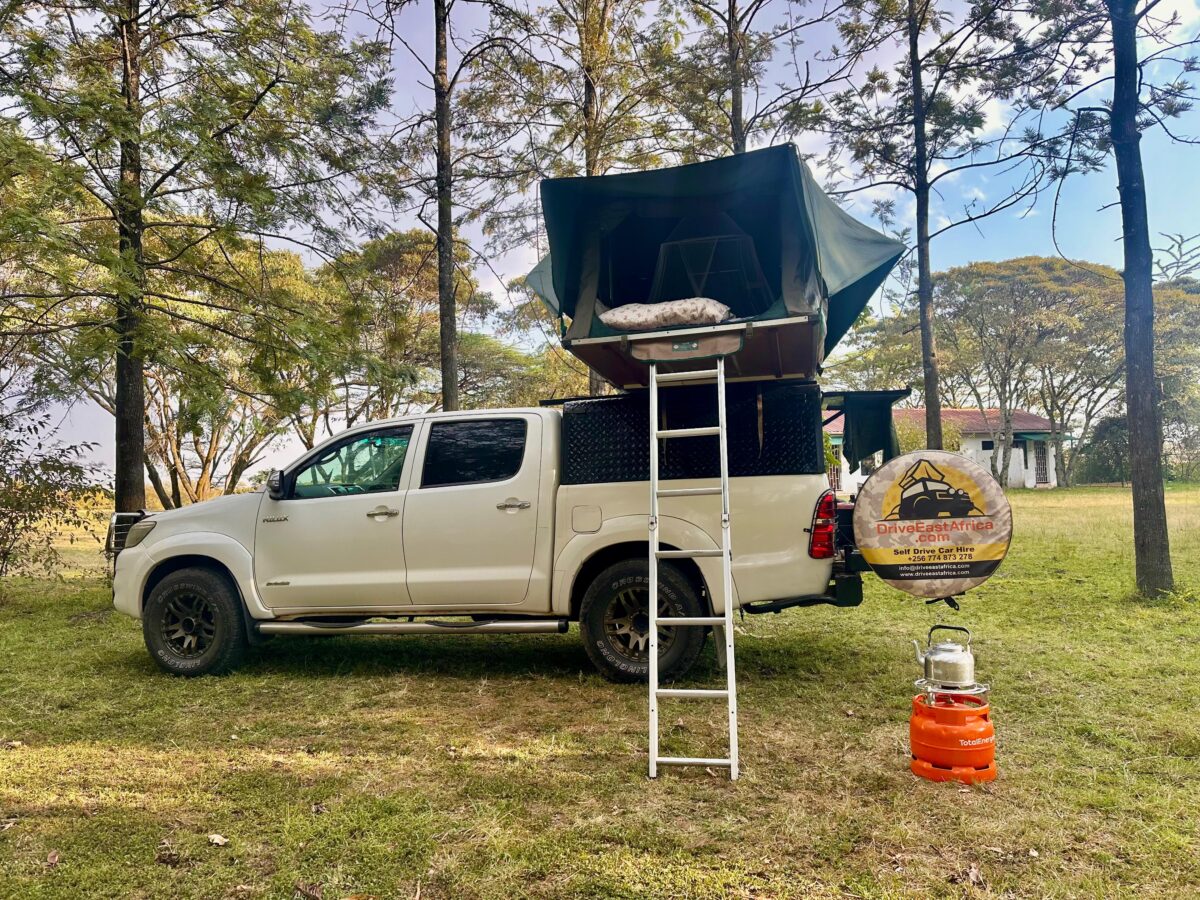 4x4 Camping with a rooftop tent East Africa