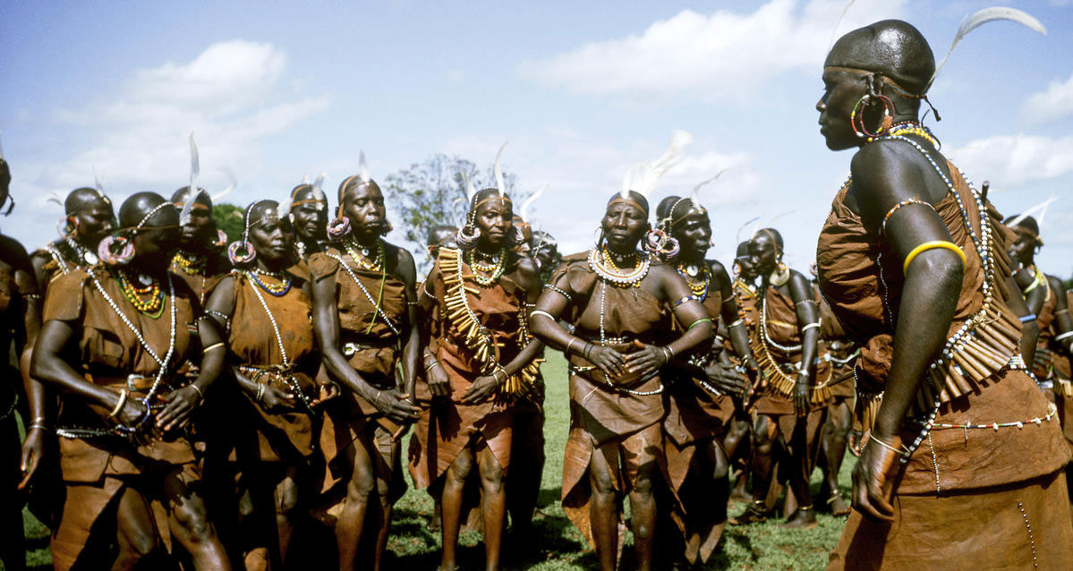 Kikuyu women whose origin is Mount Kenya