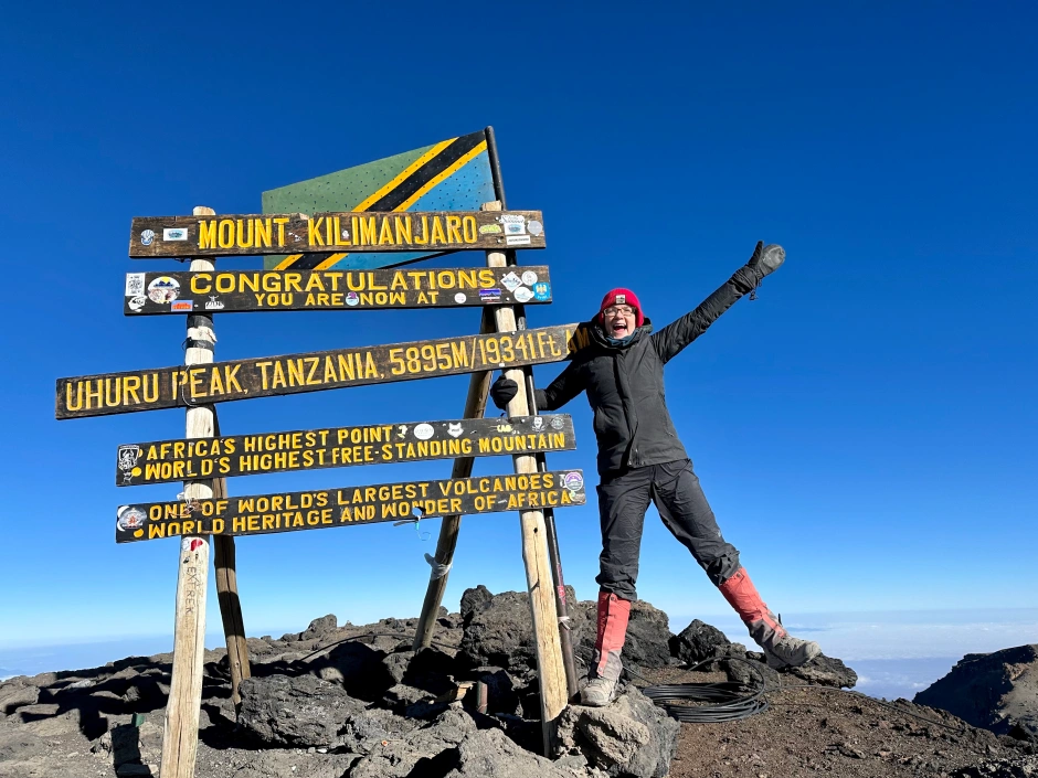 Amazing Uhuru-peak on Mount Kilimanjaro - East Africa