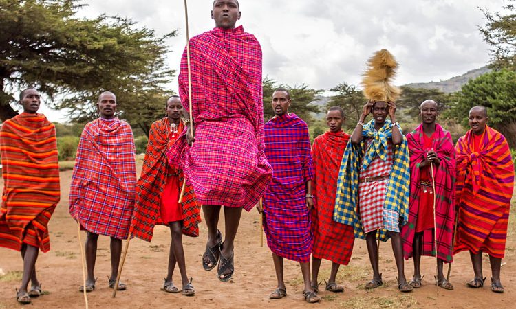 Masaai People of Masaai Mara Region